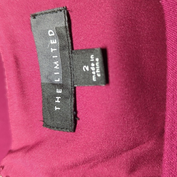 The Limited Fuchsia Pink Sheath Dress with Cap Sleeves Women's Size 2 - Picture 3 of 5